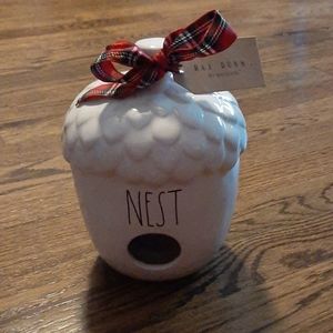 Rae Dunn NEST Acorn birdhouse